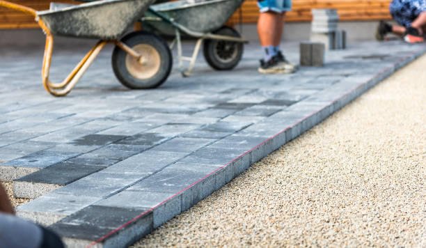 Cobblestone Driveway Installation in Gilbert, MN